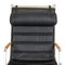 Grasshopper Fk-87 Lounge Chair in Black Leather by Fabricius and Kastholm for Kill International, Image 6