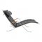 Grasshopper Fk-87 Lounge Chair in Black Leather by Fabricius and Kastholm for Kill International, Image 1