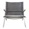 FK-82 Armchair in Black Leather by Fabricius and Kastholm for Kill International, 2000s 1