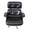 Lounge Chair in Black Patinated Leather by Charles Eames for Herman Miller, 1960s, Image 5