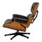 Lounge Chair in Black Patinated Leather by Charles Eames for Herman Miller, 1960s 2