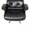 Lounge Chair in Black Patinated Leather by Charles Eames for Herman Miller, 1960s, Image 6
