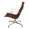 EA-122 Stuhl aus braunem Hopsak und Chrom von Charles Eames für Vitra, 1990er 5