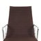 EA-122 Stuhl aus braunem Hopsak und Chrom von Charles Eames für Vitra, 1990er 2