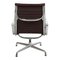 EA-122 Chair in Brown Hopsak Fabric and Chrome by Charles Eames for Vitra, 1990s 7