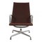 EA-122 Chair in Brown Hopsak Fabric and Chrome by Charles Eames for Vitra, 1990s, Image 1