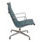 EA-116 Lounge Chair in Green Hopsak Fabric by Charles Eames for Vitra, 1990s 2