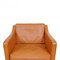 Modell 2321 Armlehnstuhl aus cognacfarbenem Leder von Børge Mogensen für Fredericia 6