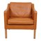 Model 2321 Armchair in Cognac Leather by Børge Mogensen for Fredericia, Image 1