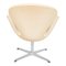 Swan Chair mit natürlichem Vacona Leder von Arne Jacobsen für Fritz Hansen 5