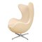 Egg chair in pelle Vacona di Arne Jacobsen per Fritz Hansen, Immagine 9