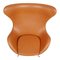 Egg Chair in Cognac Leather by Arne Jacobsen for Fritz Hansen, Image 5