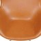 Egg Chair aus Cognacfarbenem Leder von Arne Jacobsen für Fritz Hansen 7