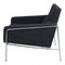 Model 3301 Airport Chair in Grey Fabric by Arne Jacobsen for Fritz Hansen, 1980s, Image 4