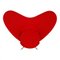 Silla Heart de tela roja de Verner Panton para Vitra, Imagen 5