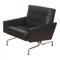 Black Patinated Leather Pk-31 Armchairs by Poul Kjærholm for E. Kold Christensen, Set of 2 2