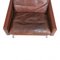 Brown Patinated Leather Pk-31/1 Armchairs by Poul Kjærholm for E. Kold Christensen, 1970s, Set of 2 8
