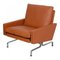 PK-31/1 Armchair in Cognac Aniline Leather by Poul Kjærholm for E. Kold Christensen, 1970s 4