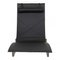 Black Leather Pk-24 Lounge Chair by Poul Kjærholm for Fritz Hansen, 1920s, Image 2