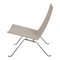 PK-22 Lounge Chair in Canvas Fabric by Poul Kjærholm for Fritz Hansen 3