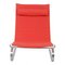 PK 20 Armchair in Red Orange Fabric by Poul Kjærholm for Fritz Hansen 1