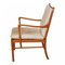 Chaise Coloniale en Cuir Naturel par Ole Wanscher 3