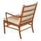 Colonial Chair aus Naturleder von Ole Wanscher 4