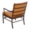 Sedia Colonial in pelle color cognac di Ole Wanscher, Immagine 4