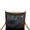 Colonial Stuhl aus Eiche und schwarzem Leder von Ole Wanscher, 2000er 5
