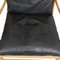 Colonial Chair in Oak and Black Leather by Ole Wanscher, 2000s, Image 4