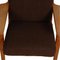 GE-290A Lounge Chair in Brown Fabric by Hans Wegner for Getama, 1980s, Image 7