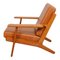 GE-290 Armchair in Teak and Walnut and Aniline Leather by Hans Wegner for Getama, 1980s 4