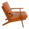 Fauteuil GE-290 en Teck et Noyer et Cuir Aniline par Hans Wegner pour Getama, 1980s 2