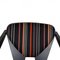 Black-Stained Beech Wood and Striped Paul Smith Fabric Butterfly Chair from Getama, 1990s, Image 2
