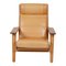 GE-290A Chair in Oak and Naturally Colored Leather by Hans J. Wegner for Getama, Image 1