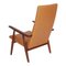 Chaise GE-260A en Teck et Cuir Aniline Cognac par Hans J. Wegner pour Getama 4