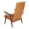 GE-260A Chair in Teak and Cognac Aniline Leather by Hans J. Wegner for Getama, Image 4