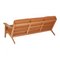 Divano GE-290 in pelle color cognac di Hans J. Wegner per Getama, Immagine 3