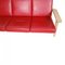 Three-Personers Sofa in Red Leather and Oak Frame by Hans J. Wegner for Getama, Image 5