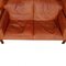 2192 Coupé Sofa in Original Patinated Cognac Leather by Børge Mogensen for Fredericia, 1970s, Image 2