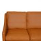 Modell 2209 Sofa aus cognacfarbenem Bisonleder von Børge Mogensen für Fredericia 6
