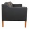 Model 2213 3-Seater Sofa in Leather by Børge Mogensen for Fredericia 5