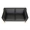 Model 2212 2-Seater Sofa in Leather by Børge Mogensen for Fredericia, Image 2