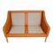 Model 2208 2-Seater Sofa in Cognac Bison Leather by Børge Mogensen for Fredericia 7