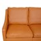 Model 2208 2-Seater Sofa in Cognac Bison Leather by Børge Mogensen for Fredericia 6