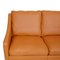 Modell 2208 2-Sitzer Sofa aus cognacfarbenem Bisonleder von Børge Mogensen für Fredericia 6