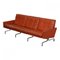 PK-31/3 Sofa in Patinated Cognac Leather by Poul Kjærholm for Kold Christensen, 1970s 2