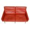Pk-31/2 Sofa in Red-Brown Leather by Poul Kjærholm for Fritz Hansen, 1990s, Image 3