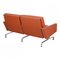 Kold Christensen with Cognac Leather Pk-31/2 Sofa by Poul Kjærholm, 1970s 3