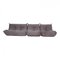 Togo Sofa Set in Grey Fabric by Michel Ducaroy for Ligne Roset, 1970s, Set of 3 1